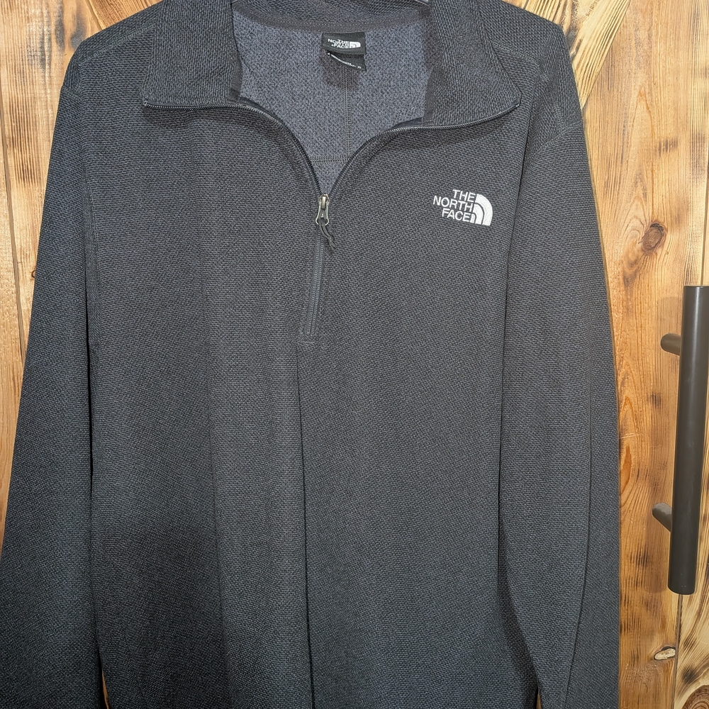 The North Face Men's Gray Zip-Up Sweater